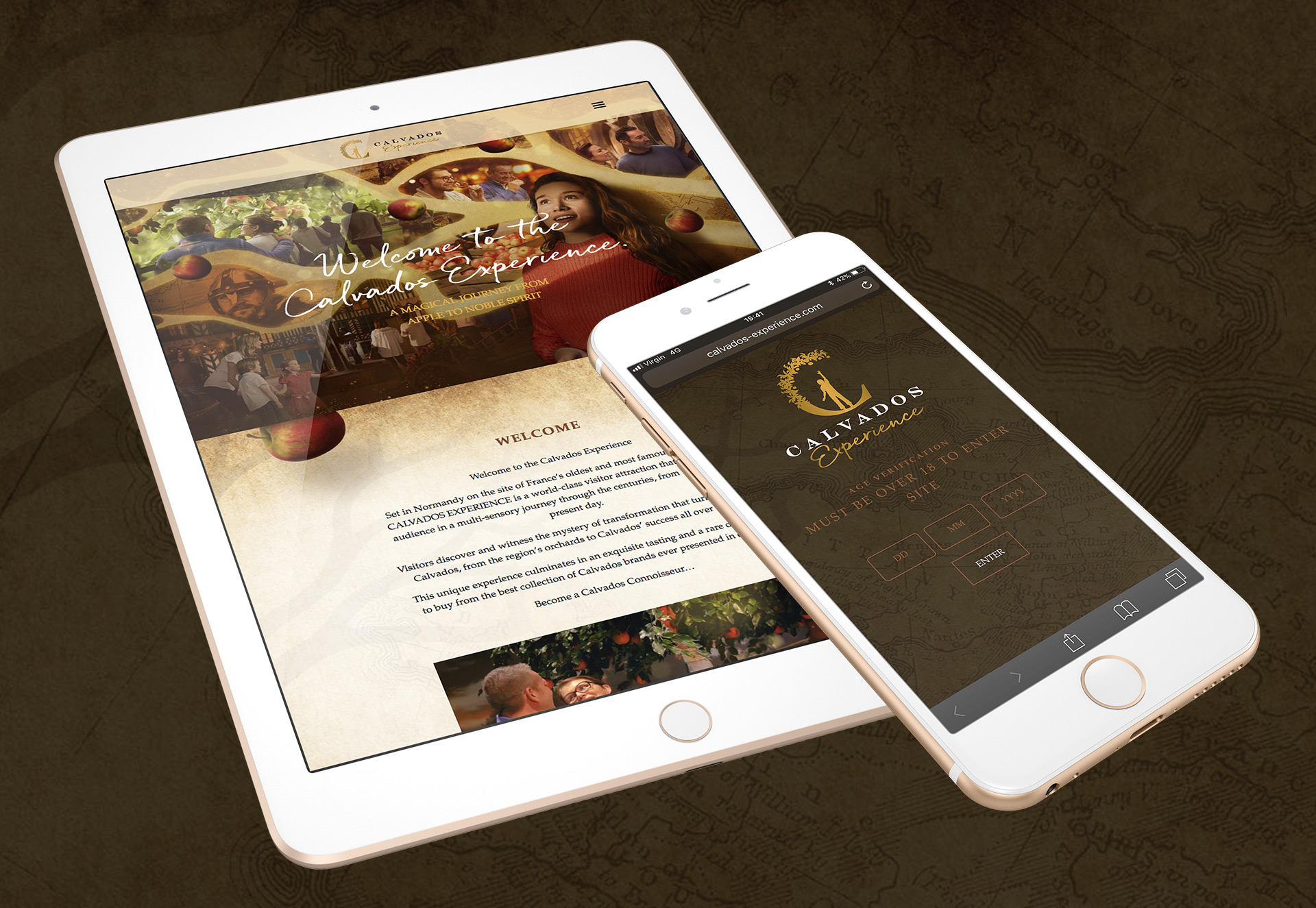 Calvados Experience Website Designs